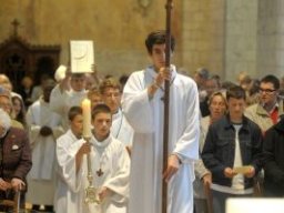 Consécration de l'autel de St Valérien