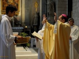 Consécration de l'autel de St Valérien