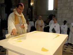 Consécration de l'autel de St Valérien