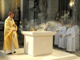 Consécration de l'autel de St Valérien