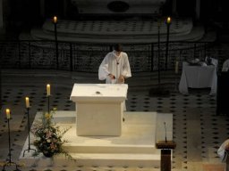 Consécration de l'autel de St Valérien