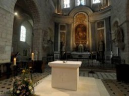 Consécration de l'autel de St Valérien