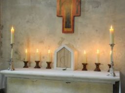 Consécration de l'autel de St Valérien