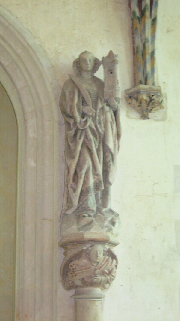 2015 sainte barbe statue ste chapelle
