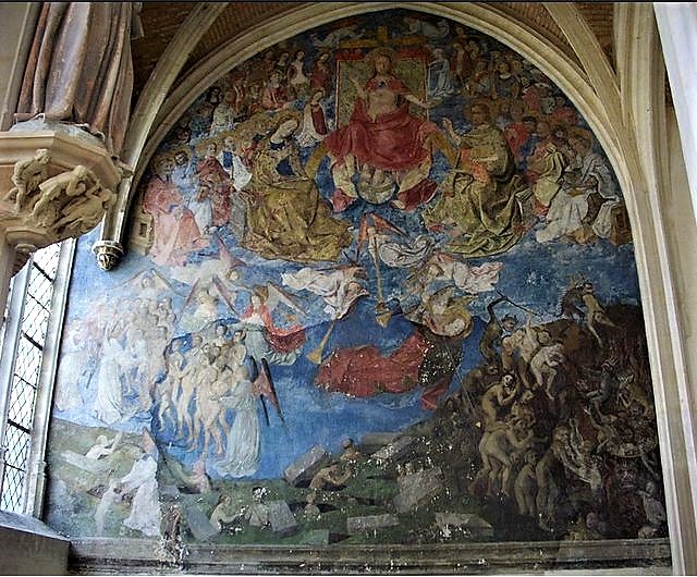SAINTE CHAPELLE FRESQUE LE JUGEMENT DERNIER