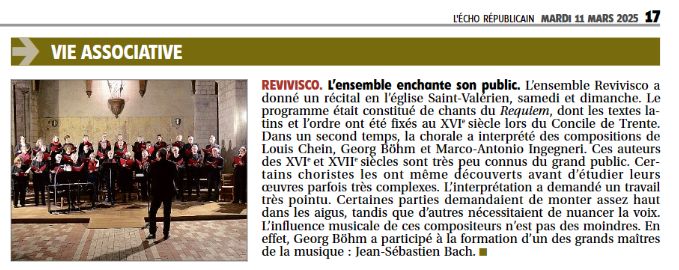 2025 REVIVISCO ECHO 17 MARS