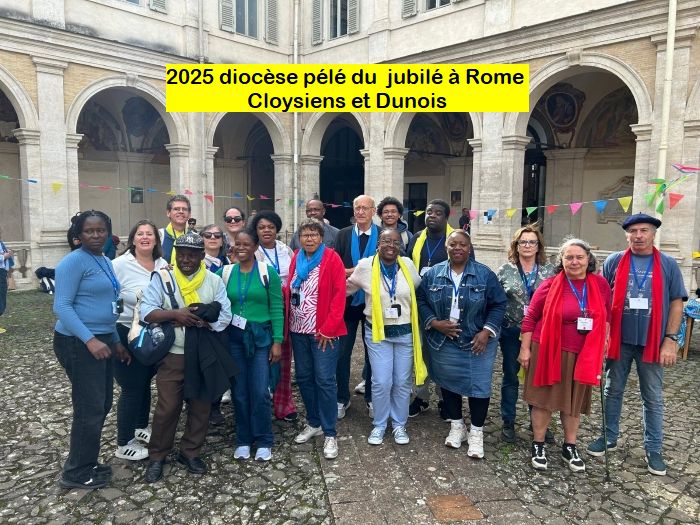 2025 diocese pele jubilé rome cloysiens et dunois rome 700 legende